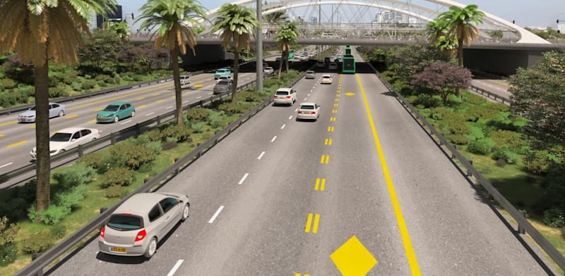 New Coastal Highway Interchange credit: Irit Raz Levinsky Yael Architects