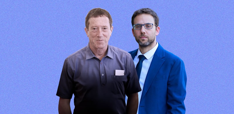 "שמואל אברמזון ואבי שמחון / צילום: יוסי זמיר, שלומי יוסף"