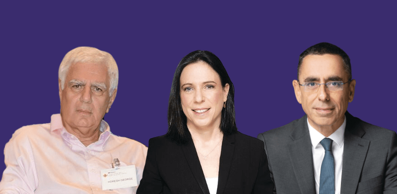 מימין: אבי לוי, יפית גריאני, ג'ורג' חורש / צילום: תמר מצפי, רמי זרנגר, יוסי כהן