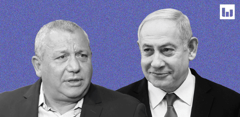 בנימין נתניהו וגדי איזנקוט / צילום:  מארק ישראל סלם - הג'רוזלם פוסט, גלעד קוולרציק
