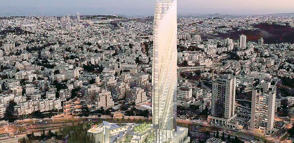 מגדל אפשטיין / הדמיה: משרד האדריכלים AS+GG