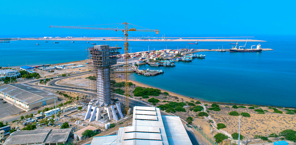 נמל צ'בהאר, על חוף הים הערבי / צילום: ויקיפדיה, Amohammadid
