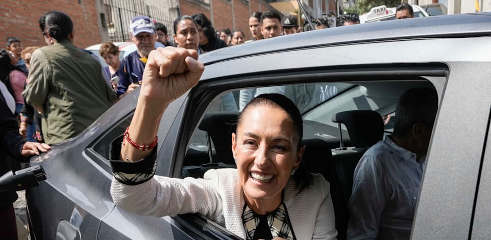 קלאודיה שיינבאום, שנבחרה לנשיאה החדשה של מקסיקו / צילום: ap, Eduardo Verdugo