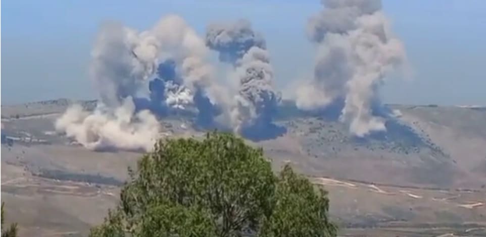 גל תקיפות בלבנון (ארכיון)