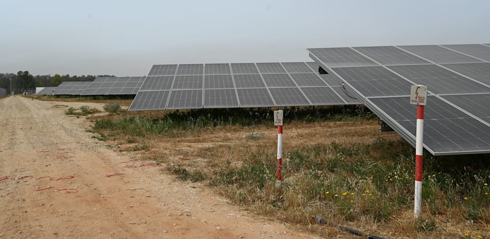 פאנליים סולריים על שטחים חקלאיים / צילום: תמר מצפי