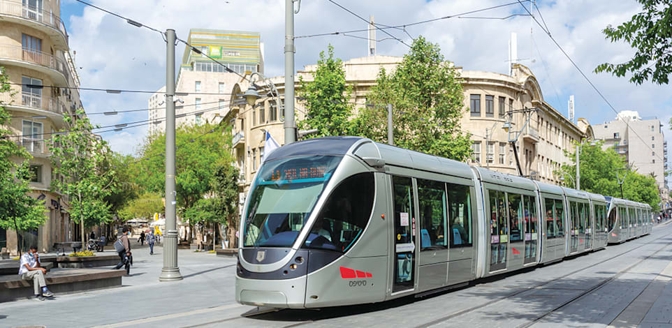 הרכבת הקלה בירושלים / צילום: צוות תכנית אב לתחבורה