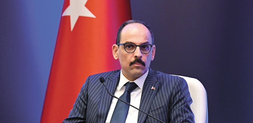 המתווך הטורקי איברהים קאלין / צילום: Reuters, Murat Gok / Anadolu