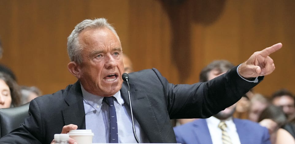 רוברט פ. קנדי, שר הבריאות בממשל טראמפ / צילום: ap, Mark Schiefelbein