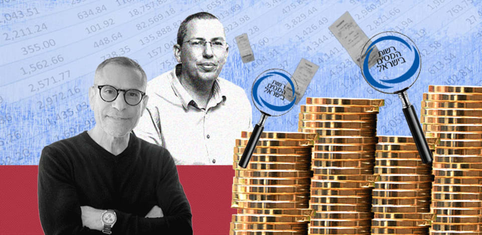 המאבק בהון השחור. מימין: מנהל רשות המסים שי אהרונוביץ' ומנהל רשות המסים לשעבר ערן יעקב / צילום: איל יצהר, שחר עזרן