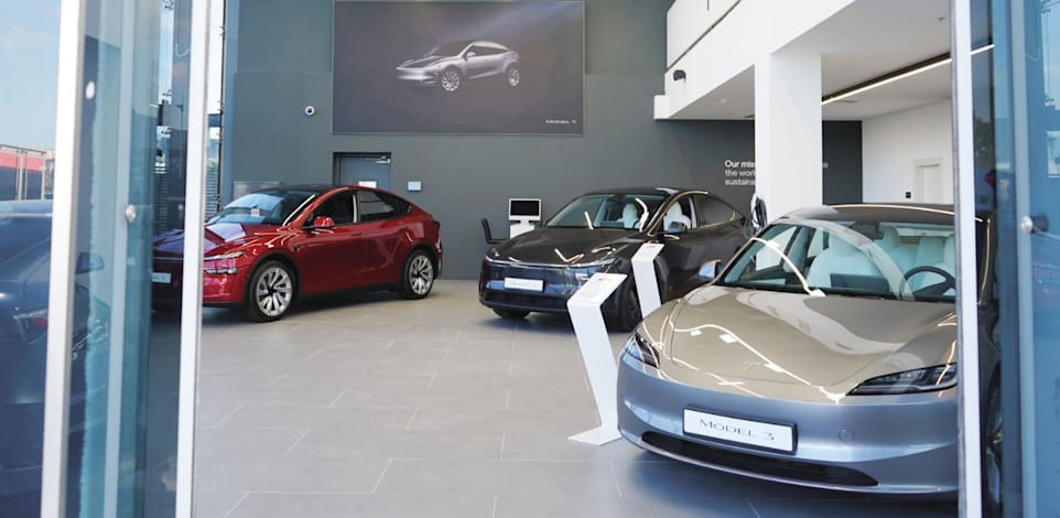 אולם התצוגה החדש של טסלה בקריית אתא / צילום: יח''צ טסלה