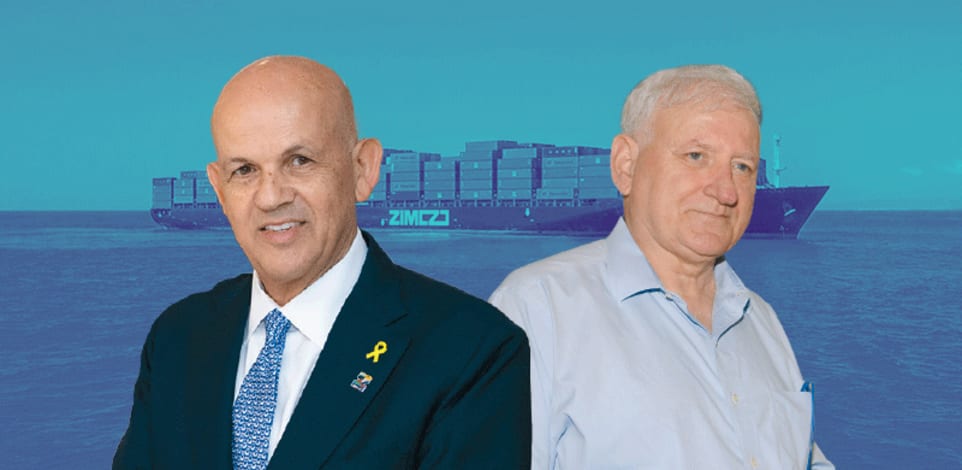 יו''ר דירקטוריון צים יאיר סרוסי והמנכ''ל אלי גליקמן / צילום: איל יצהר, don-monteaux