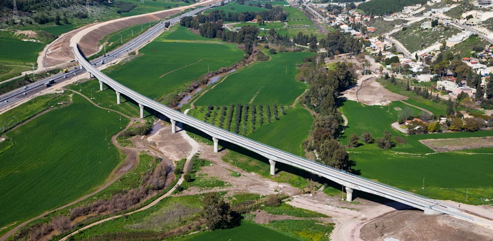 קטע מכביש 6 בביצוע שפיר הנדסה / צילום: אתר החברה