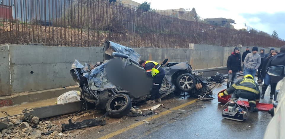 תאונת דרכים בכביש 85 / צילום: תיעוד מבצעי מד''א