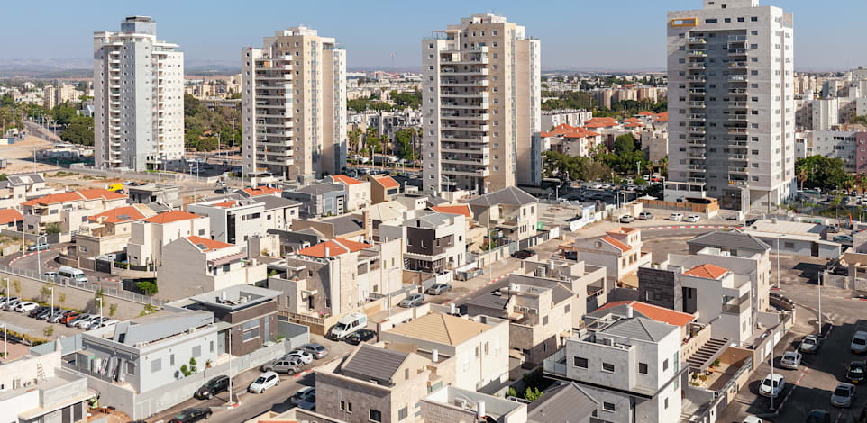 קריית גת. מחיר קרקע ליח''ד שמר כאן על רמתו לפני המלחמה / צילום: Shutterstock