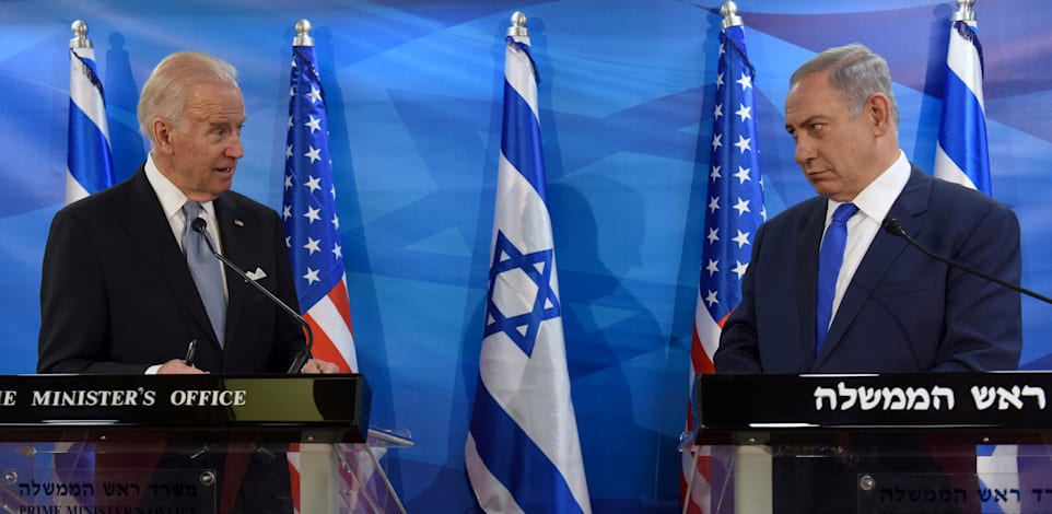 נשיא ארה''ב ג'ו ביידן וראש ממשלת ישראל, בנימין נתניהו / צילום: Reuters, Debbie Hill