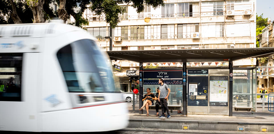 הרכבת הקלה, הקו האדום / צילום: יוסי כהן