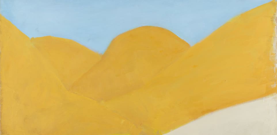 ''אישה-הר'', ציור של אורי ריזמן, סוף שנות השישים, מאוסף האמנות של ''הפניקס'' / צילום: אלעד שריג