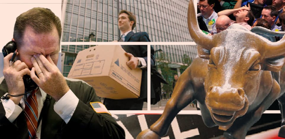 משבר 2008 / צילומים: (AP (Seth Wenig, Richard Drew, רויטרס (Andrew Winning, Lucas Jackson)