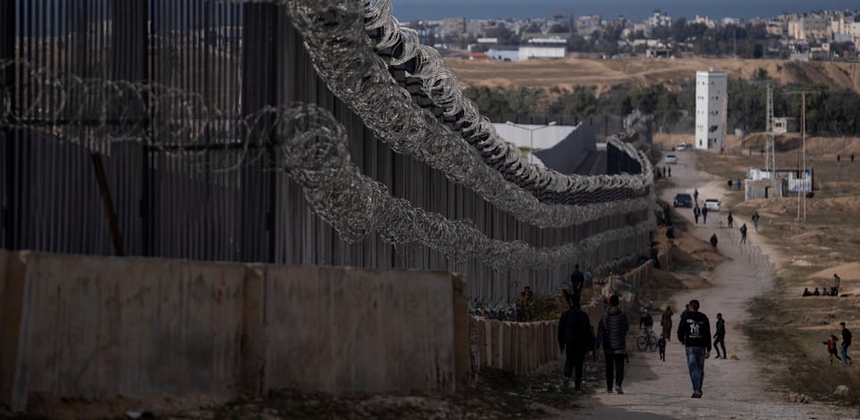 ציר פילדלפי שברפיח, עזה / צילום: ap, Fatima Shbair