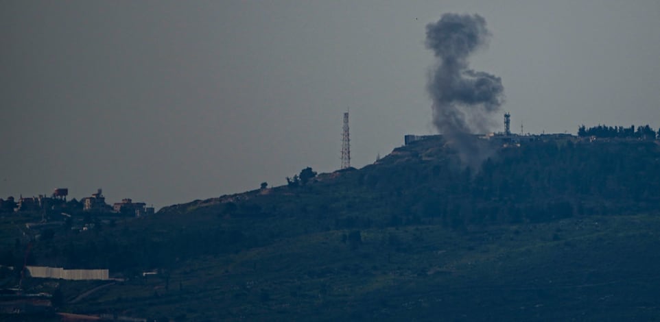 פגיעה של חיזבאללה במוצב צה''ל בגבול לבנון / צילום: ap, Ariel Schalit