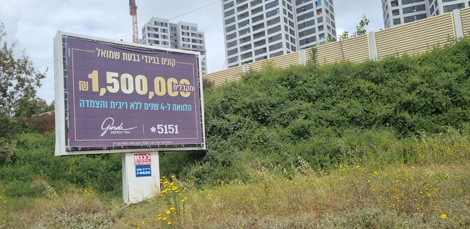 הפרסום של גינדי החזקות. מגלם הנחה של כ־300 אלף שקל / צילום: דרור מרמור