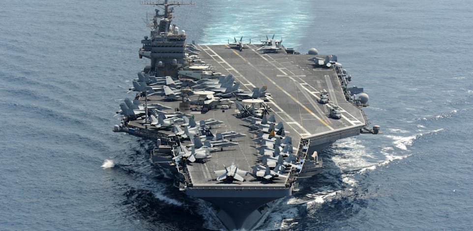 נושאת המטוסים האמריקאת USS אברהם לינקולן / צילום: Reuters, ABACA