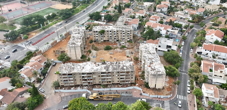 פרויקט פינוי בינוי בקריית אונו. ''חוק פינוי בינוי אינו עוסק במקרה שבו קיים בית פרטי במתחם'' / צילום: ליאור פתאל