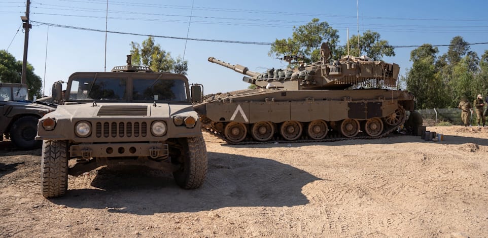 כוחות צה''ל בהיערכות לכניסה לדרום לבנון / צילום: דובר צה''ל