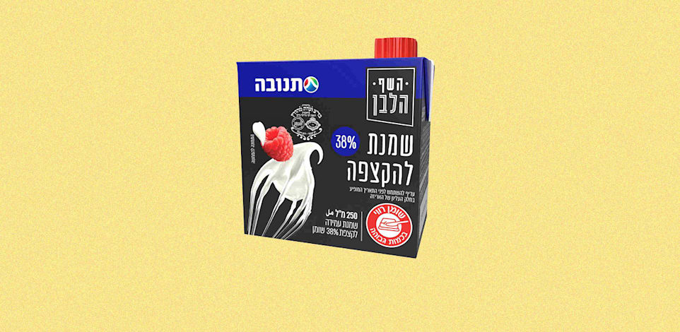 שמנת מתוקה של תנובה / צילום: צילום מסך