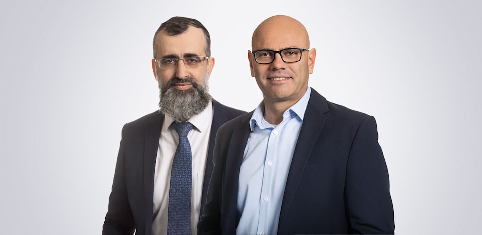 רפי אלמליח, ראש מנהל התכנון, ונתן אלנתן, יו''ר מטה התכנון הלאומי / צילומים: רז רוגובסקי
