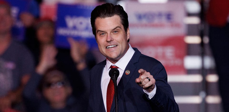 מאט גייטס, מועמדו של טראמפ לתפקיד התובע הכללי / צילום: Reuters, Mike Blake