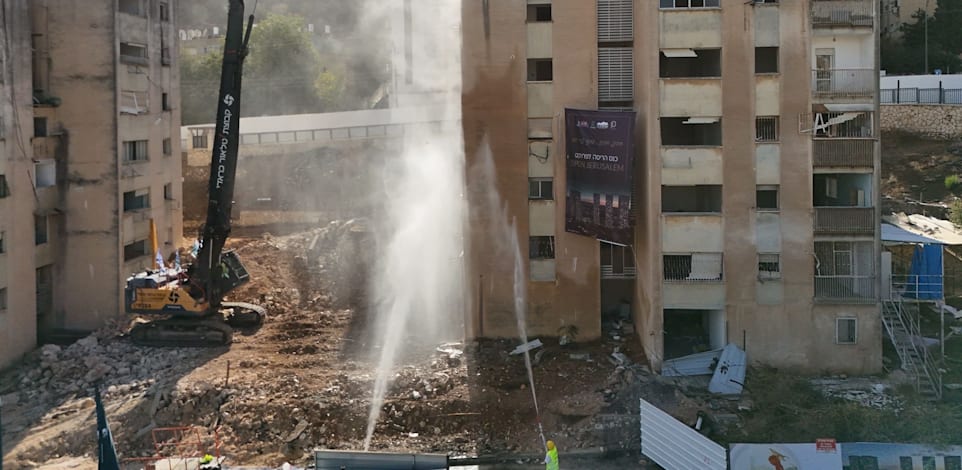 הריסה ובנייה בירושלים / צילום: עמית אוזנה