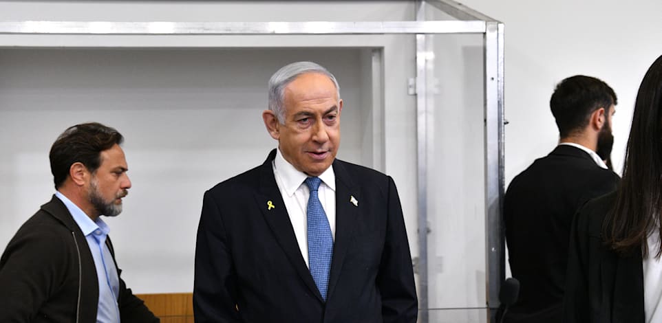 עדות נתניהו בבית המשפט המחוזי בתל אביב / צילום: ראובן קסטרו/פול וואלה