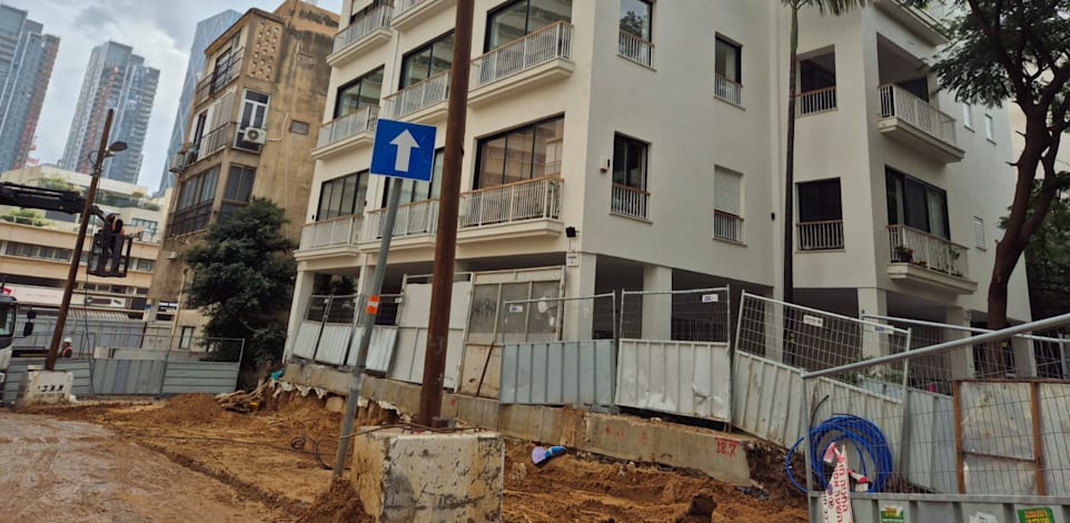 הבניין ברחוב טוסקניני 6. התוכנית הפקיעה 90 מ''ר / צילום: ניצן שפיר