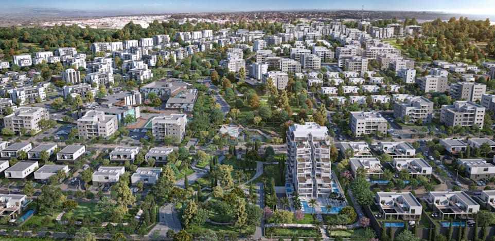 פרויקט רובע 12 בקצרין. 1,800 יח''ד חדשות לעיר של 8,000 תושבים / צילום: ויופוינט