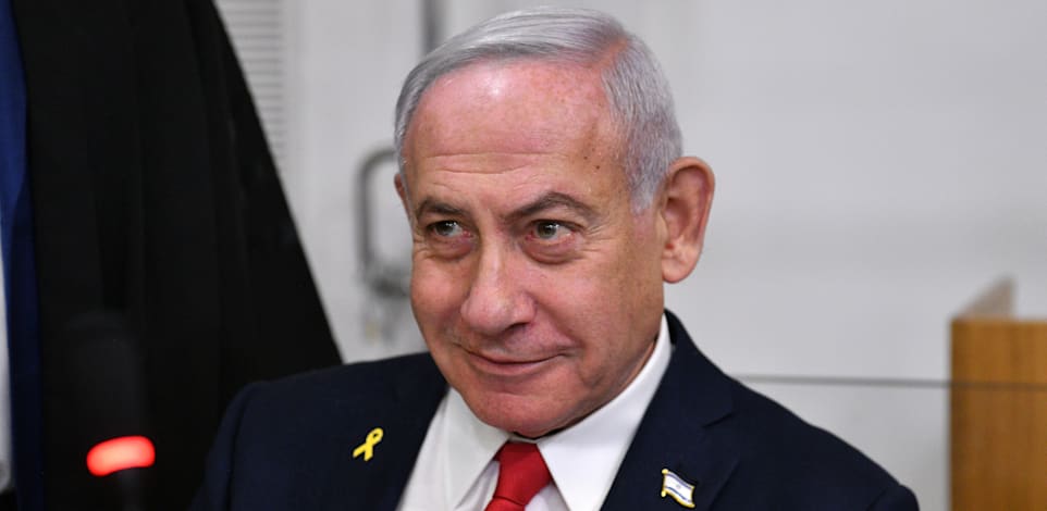 ראש הממשלה בנימין נתניהו, בבית המשפט המחוזי בתל אביב / צילום: ראובן קסטרו