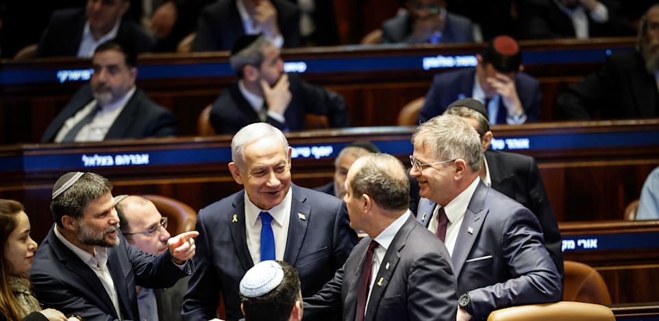 הכנסת לאחר העברת התקציב / צילום: נועם מושקוביץ/דוברות הכנסת
