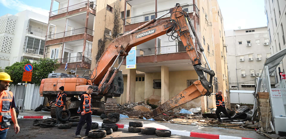 התחדשות עירונית בת''א. התחום תופס יותר משליש מהתחלות הבנייה / צילום: דיויד לוין