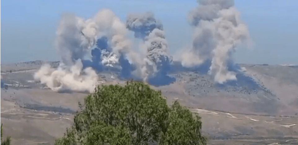 גל תקיפות בלבנון (ארכיון)