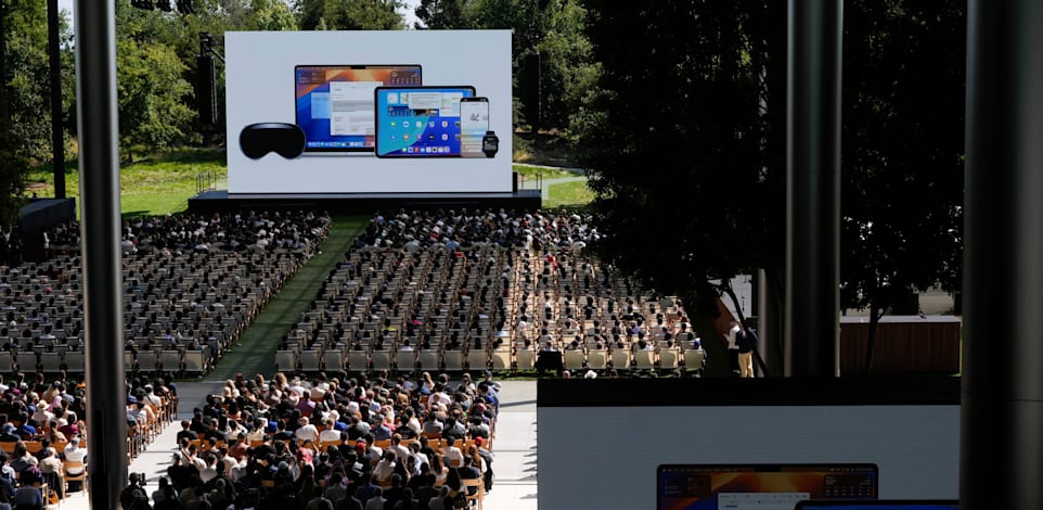 אירוע WWDC25 של אפל, הערב / צילום: ap, Jeff Chiu
