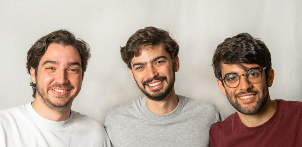 מייסדי Shape AI: דניאל איזנברג, עדן גאון ואריאל שון / צילום: ליה שון