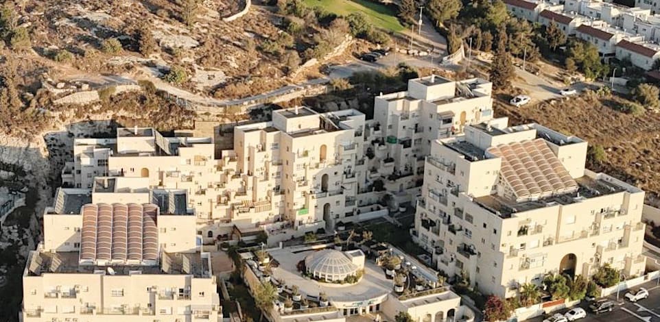 מתחם ''גולדן קולוני'' בירושלים. זכויות החברה בפרויקט הדיור המוגן ישועבדו לאג''ח / צילום: מצגת פנטהאוז