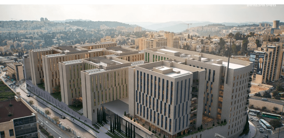 פרויקט ג'נרי 3 של שפיר, בקריית הממשלה בירושלים / הדמיה: צפון-מזרחית הדמיות