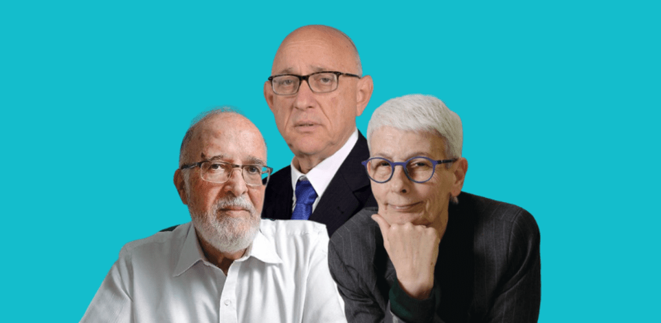 ד''ר ארנה ברי, פרופ' יעקב נגל, פרופ' יצחק בן ישראל / צילום: איל יצהר, לע''מ