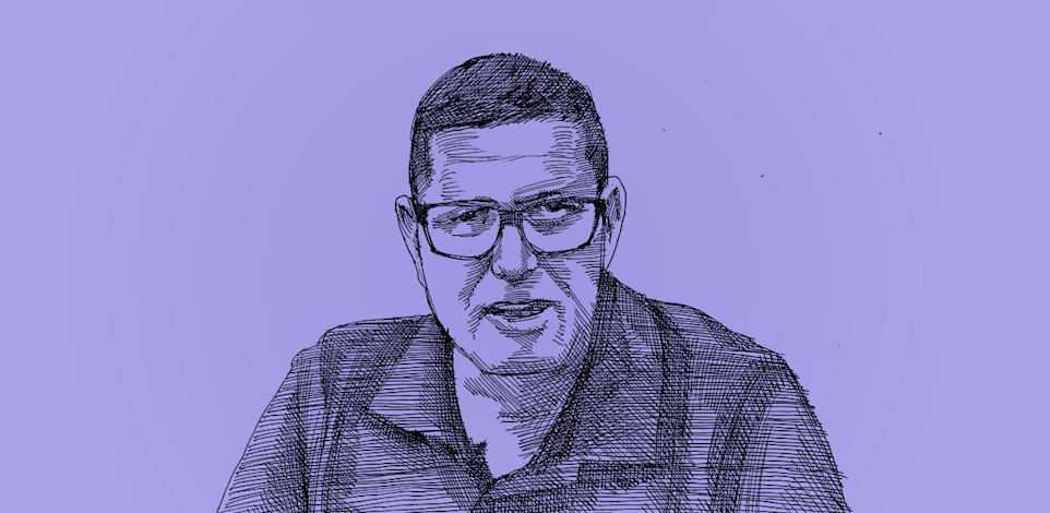 אבי אלמליח, מנכ''ל הרכבת / איור: גיל ג'יבלי