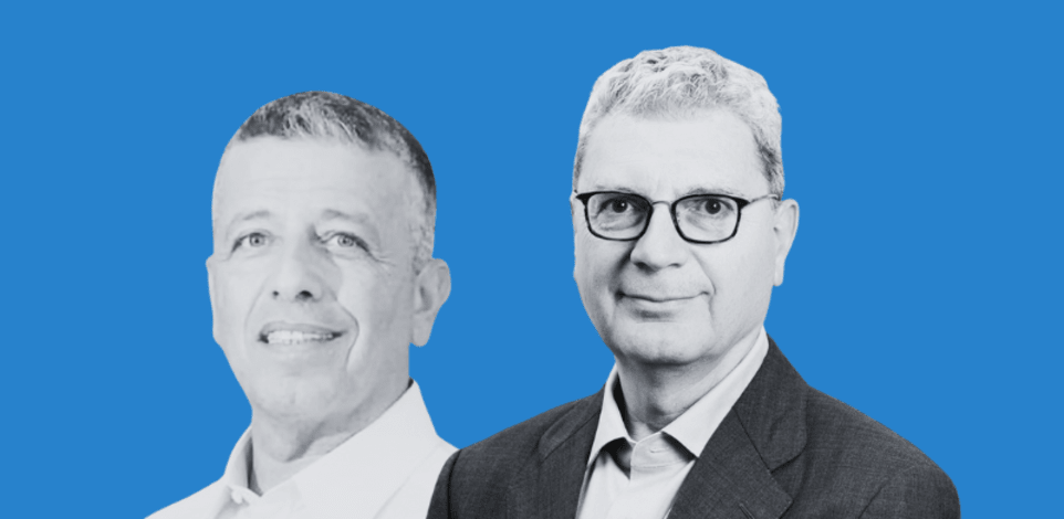 מימין: איציק עוז, יו''ר הפניקס סוכנויות, ואורן כהן, מנכ''ל הסוכנויות / צילום: עומר עוז, נעם מורנו