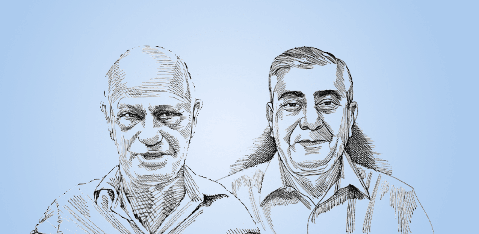 יגאל דמרי ושלמה אליהו / איור: גיל ג'יבלי