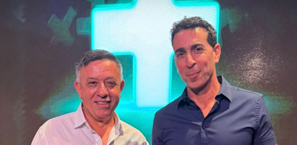 אבי גבאי, מנכ''ל פרטנר, וסמנכ''ל השיווק אסף אביב / צילום: יח''צ