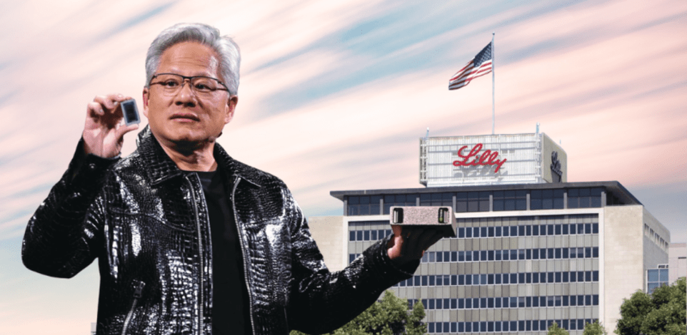 מטה אלי לילי, ארה''ב, ומנכ''ל אנבידיה ג'נסן הואנג / צילום: AP - AJ Mast