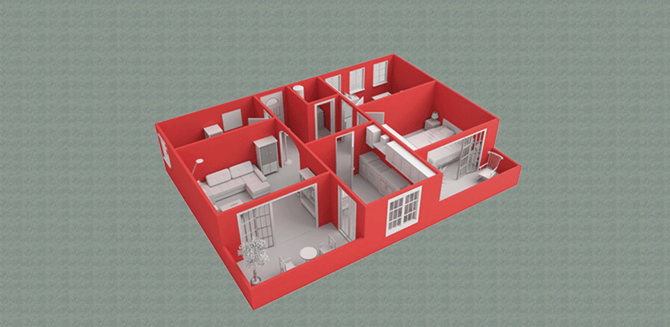 החדר השנוי במחלוקת יישאר בדירת השכנים / צילום: Shutterstock